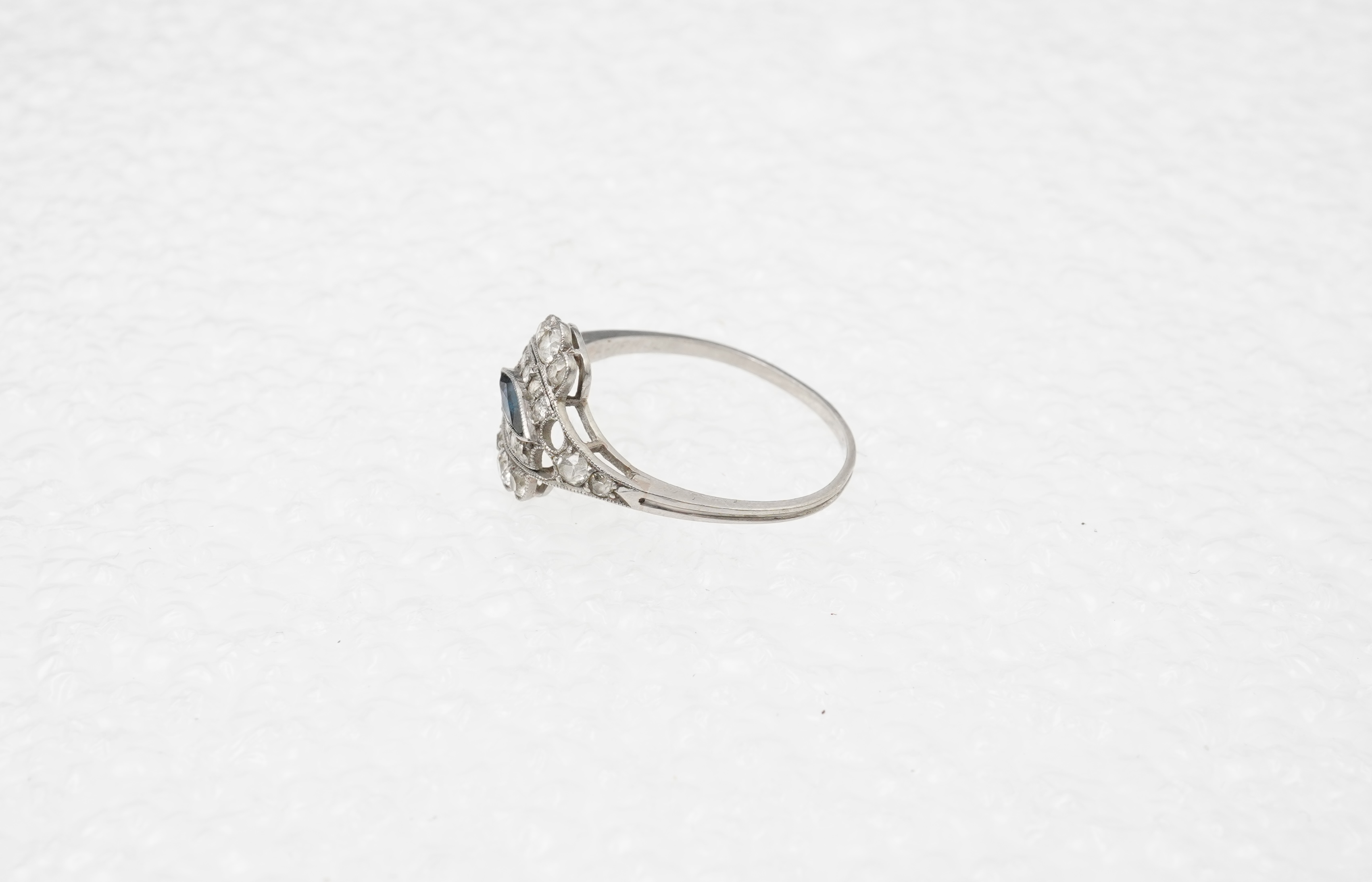 A fine Art Deco sapphire and diamond ring, circa 1920